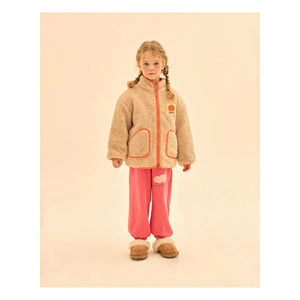 Jelly Mallow - Chaqueta estilo Sherpa Happy | Beige