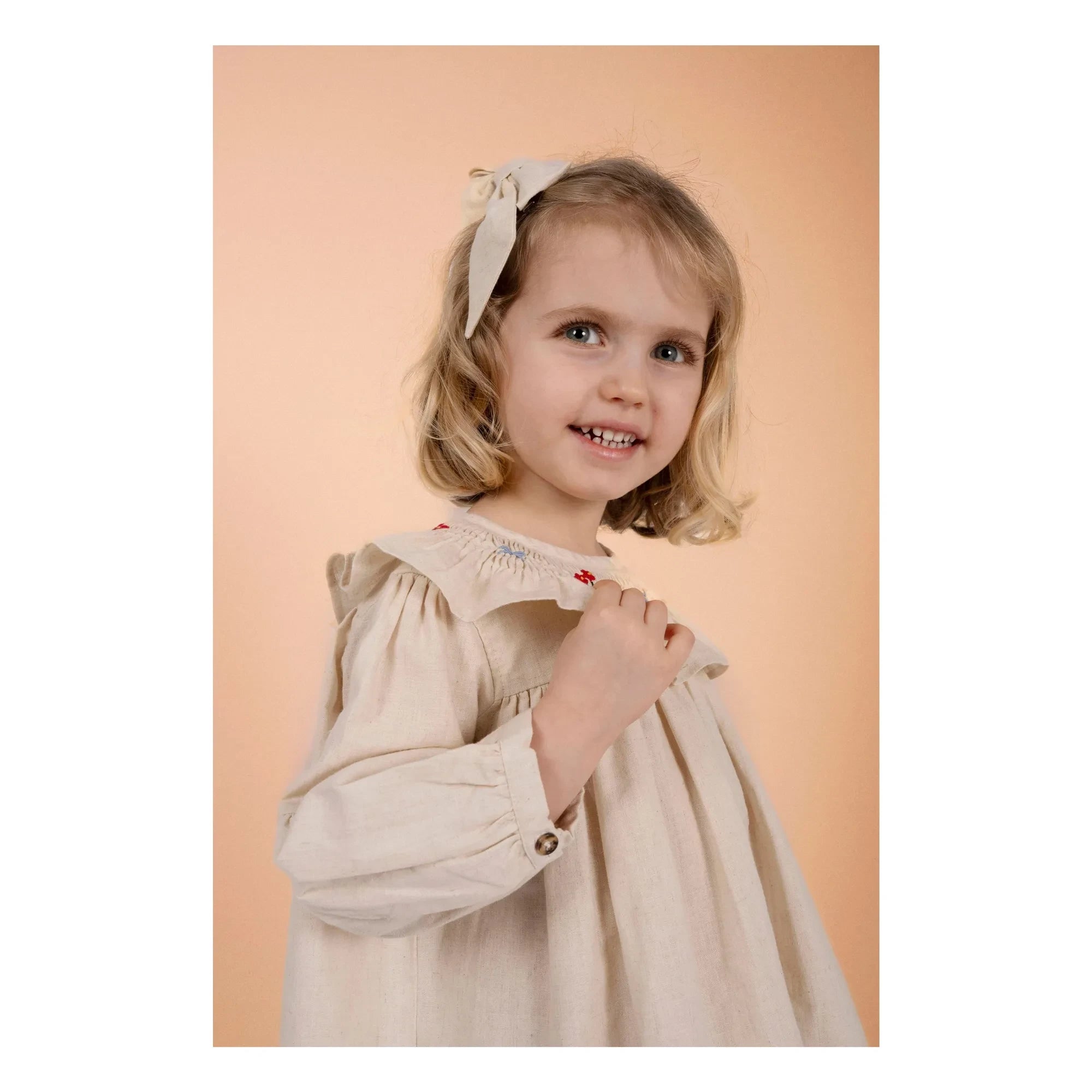 Loir - Vestido de lino Bianca | Crudo