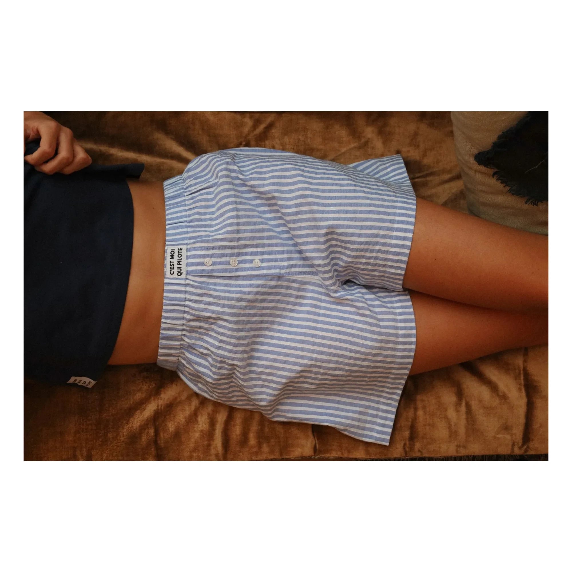 C'est moi qui pilote - Pantalones cortos a rayas | Mavi