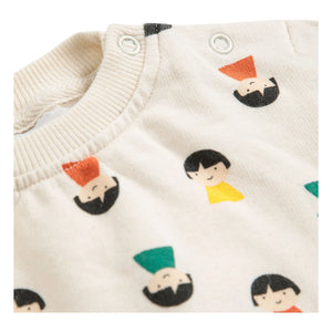 Bobo Choses - Sudadera Pawn de algodón orgánico | Crudo