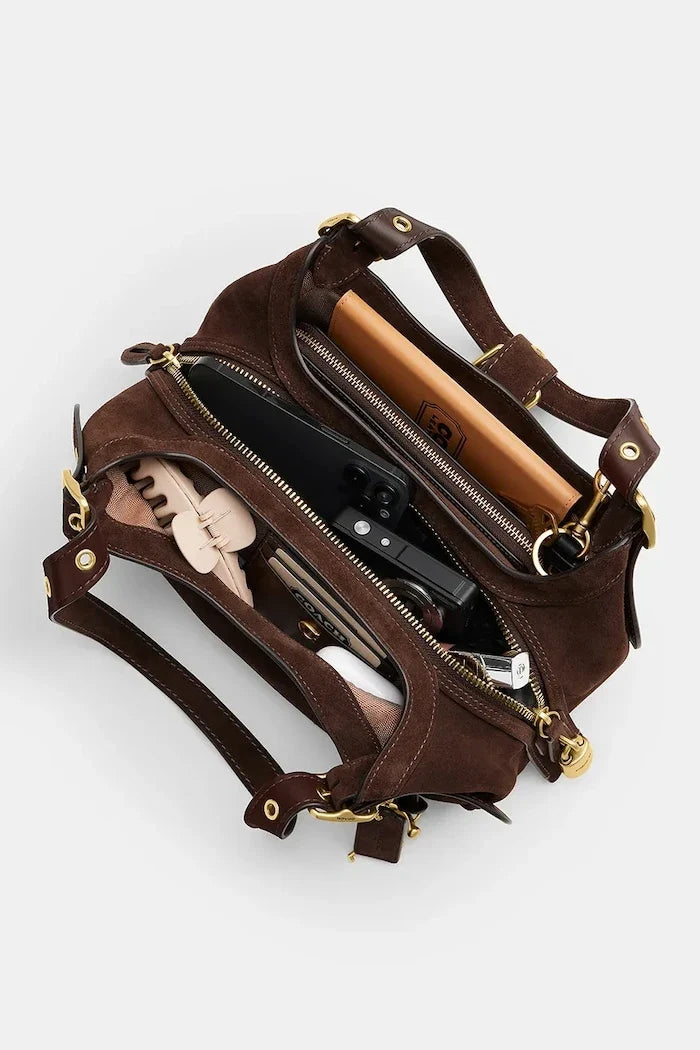 Bolso Coach Drifter pequeño de cuero para mujer