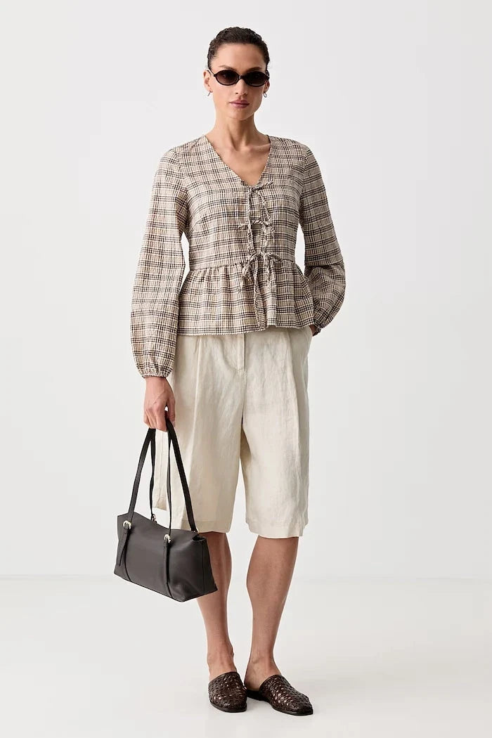 Blusa de mujer Marc O'Polo con volantes, de algodón
