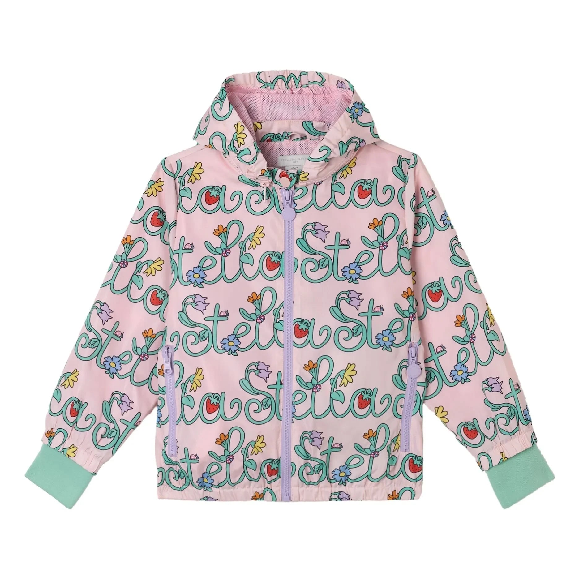 Stella McCartney Kids - Chaqueta de fibra reciclada Stella | Rosa