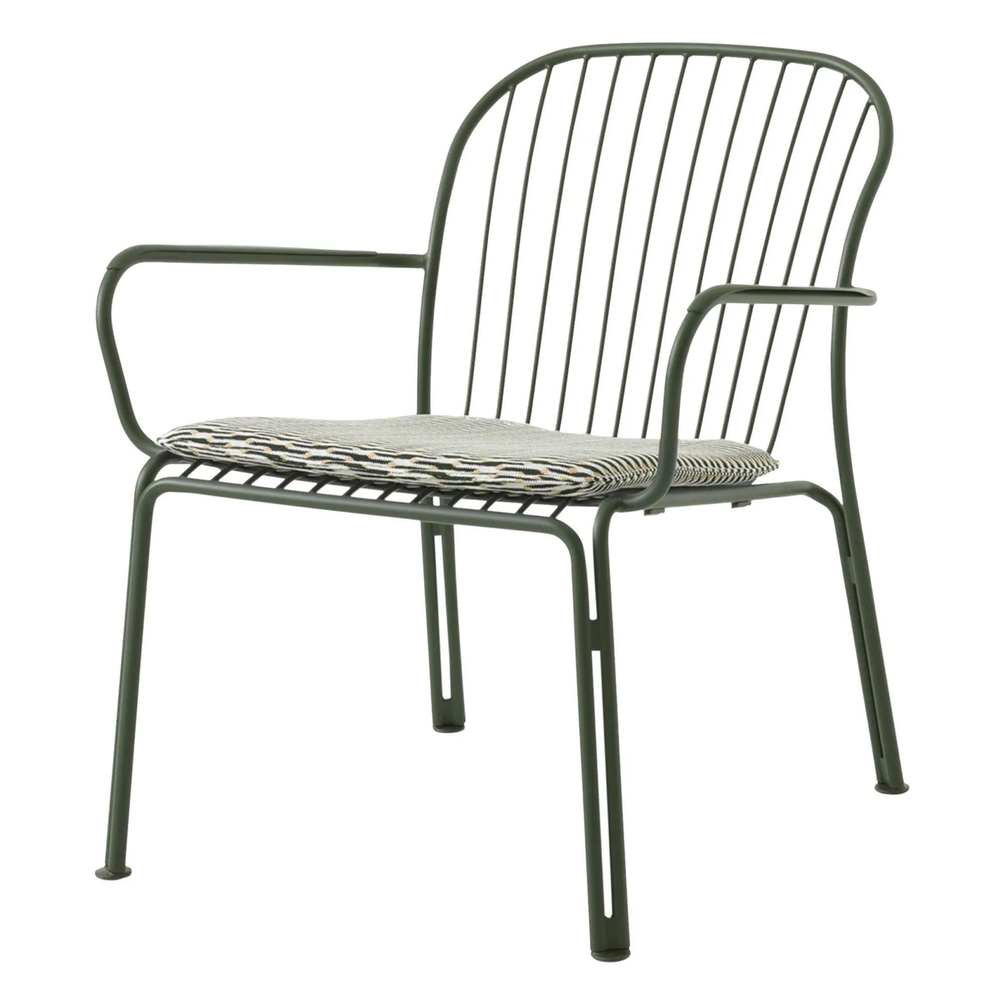 & Tradition - Sillón lounge Thorvald SC101 con reposabrazos, Space Copenhagen | Verde oscuro