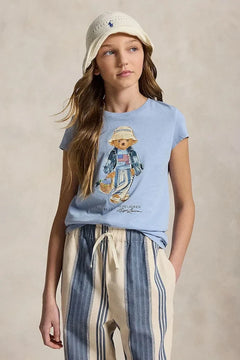 Polo Ralph Lauren camiseta básica de algodón para niños