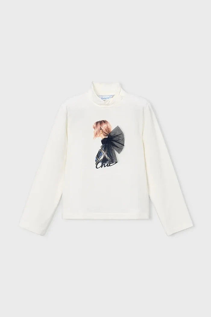 Blusa Mayoral de manga larga viscosa para niños