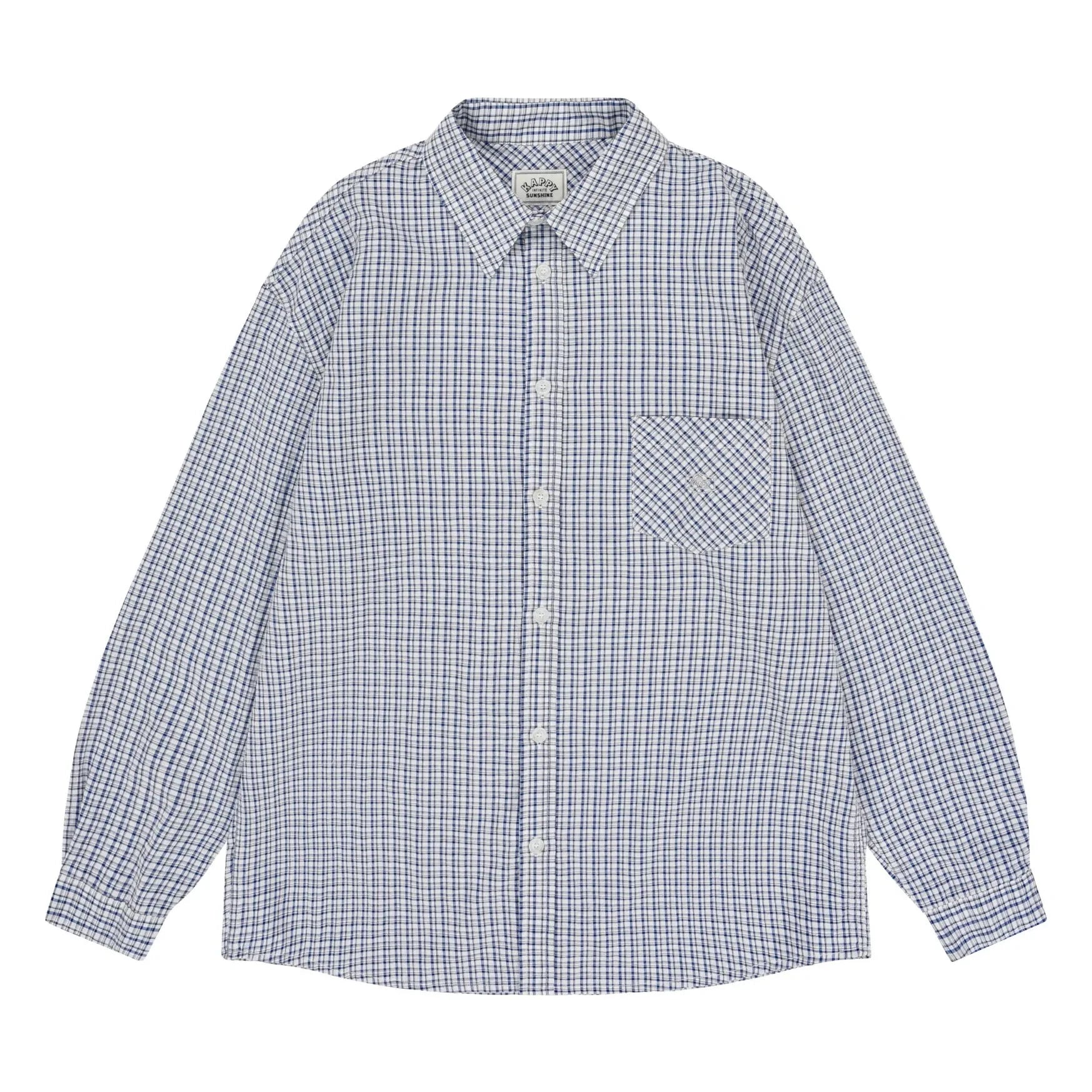 Kappy - Camisa vintage a cuadros | Blanco