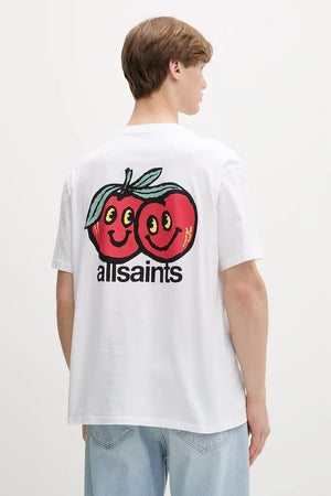 AllSaints camiseta básica de algodón para hombre MUTUAL