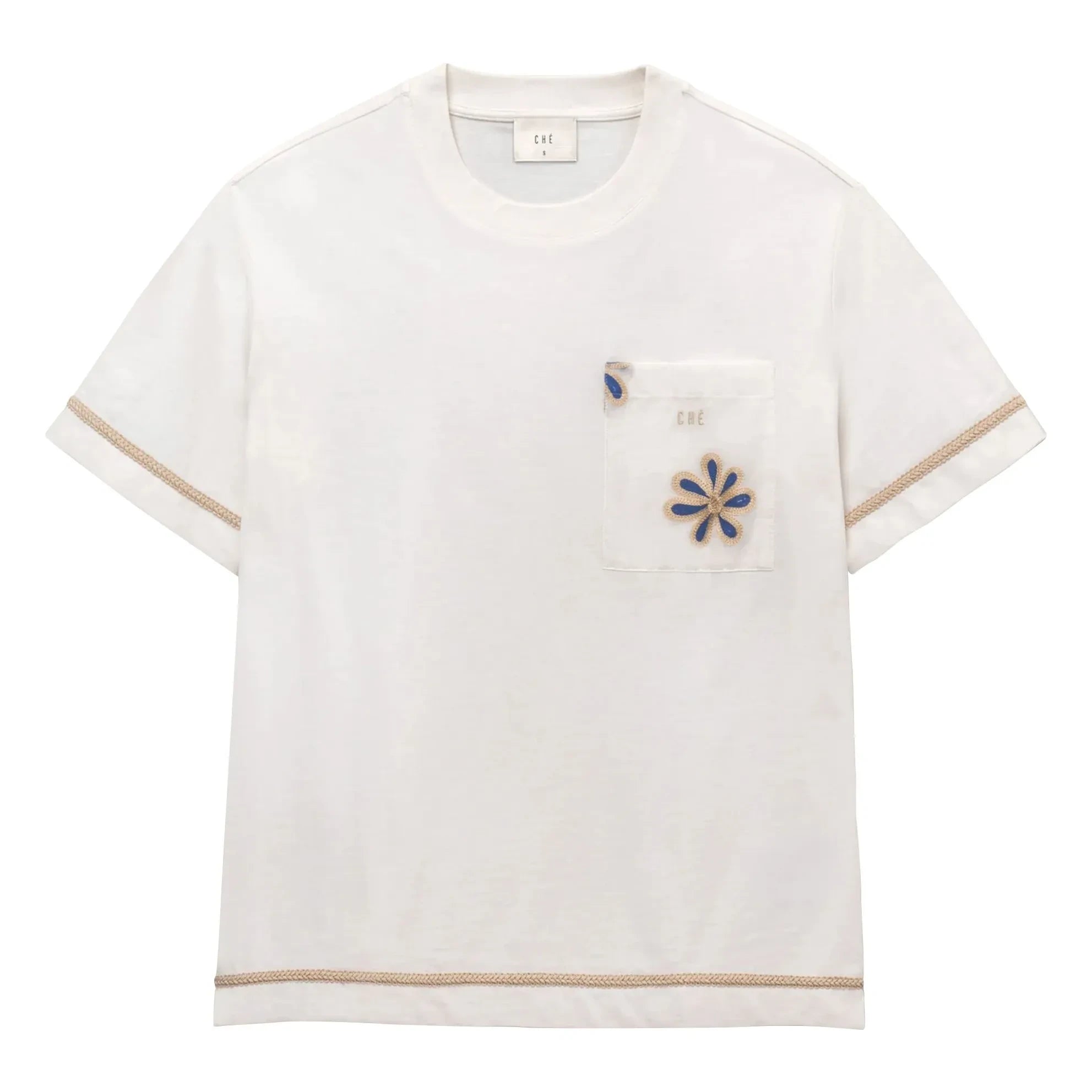 Ché Studios - Camiseta Daisel | Blanco - Marfil