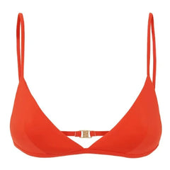Vanessa Sposi - Parte de Arriba de Bikini Triangular Rojo