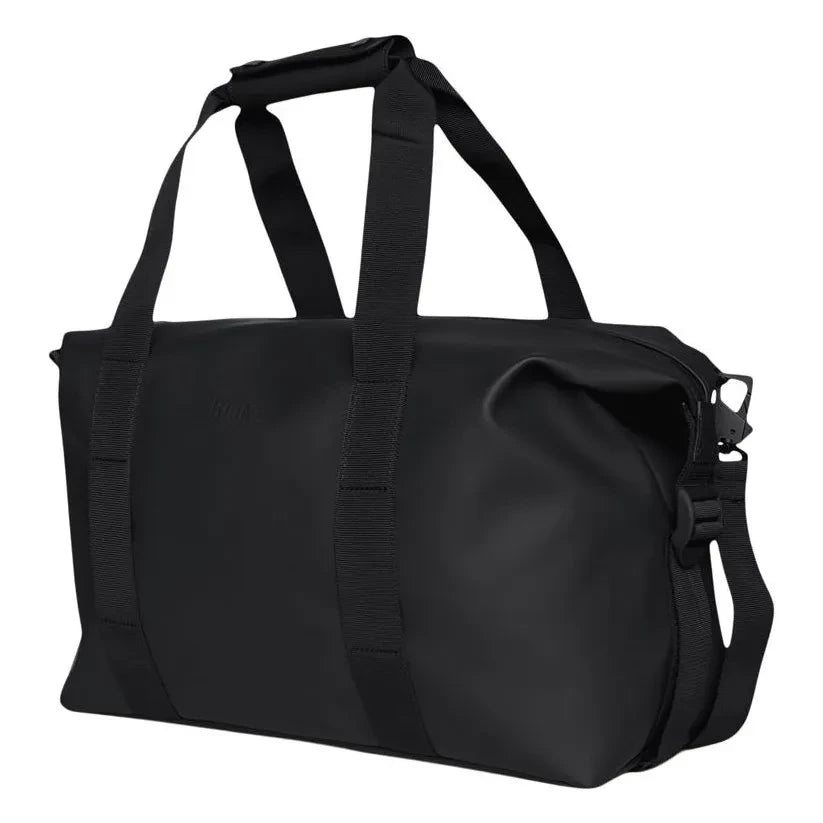 Rains - Bolsa de Fin de Semana Pequeña Hilo W3 | Negro