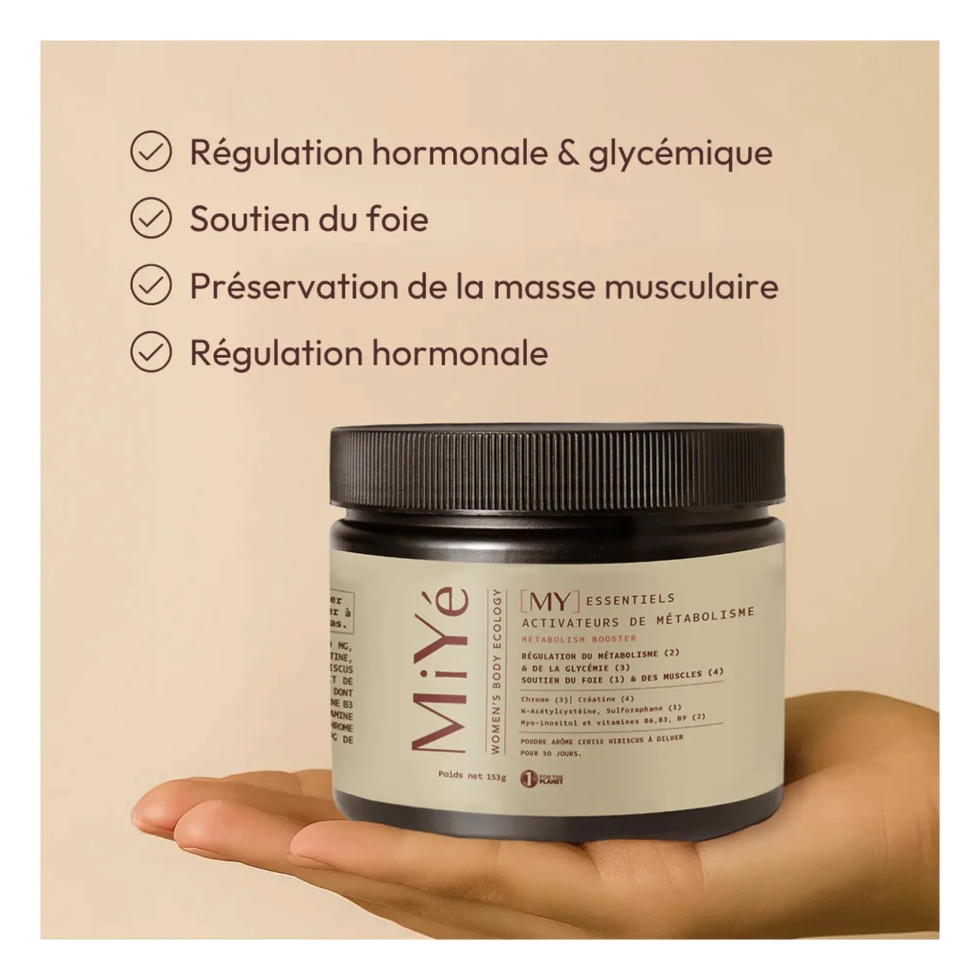 MiYé - Activadores esenciales del metabolismo - 153g
