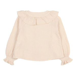 Búho - Blusa Plumeti de Algodón Orgánico | Rosa Palo