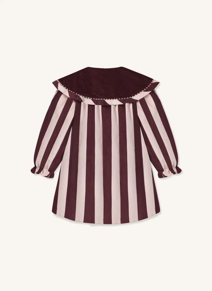 Fliink - Vestido de rayas Dolly | Rosa