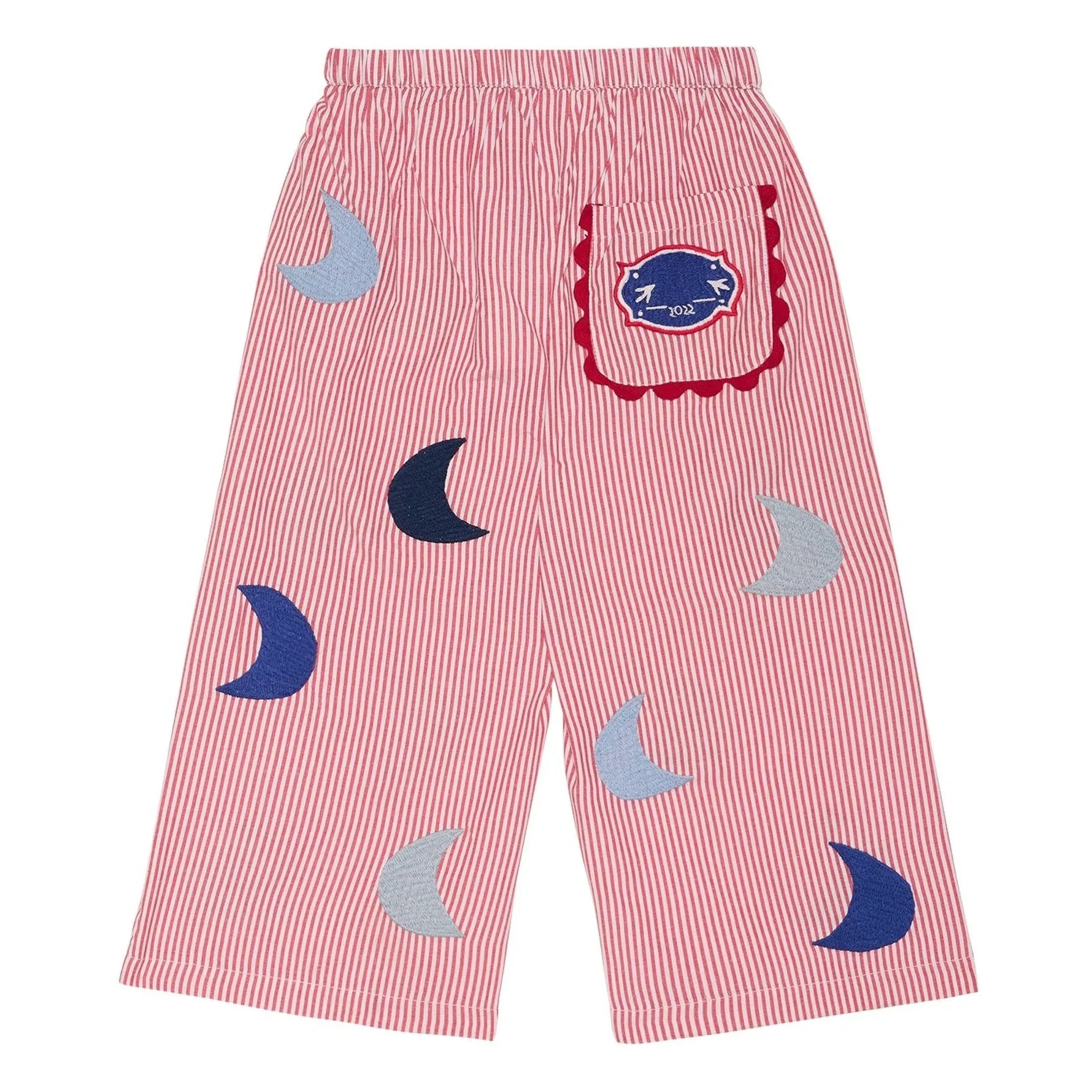 SISSEL EDELBO - Pantalón Saxo a Rayas - Colección Infantil | Rojo