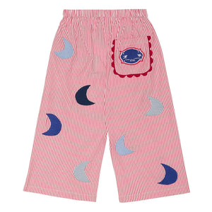 SISSEL EDELBO - Pantalón Saxo a Rayas - Colección Infantil | Rojo