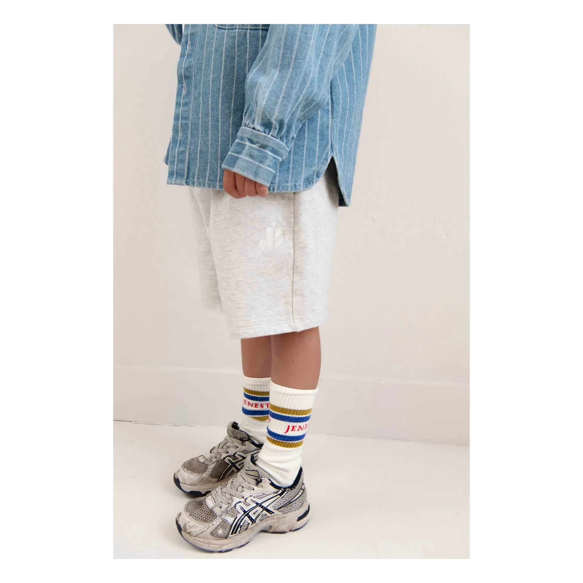 Jenest - Calcetines de algodón orgánico Jenest Sport | Blanco roto