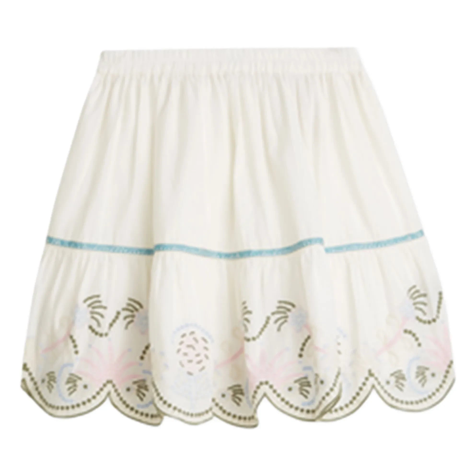 Scotch & Soda - Falda bordada | Crudo