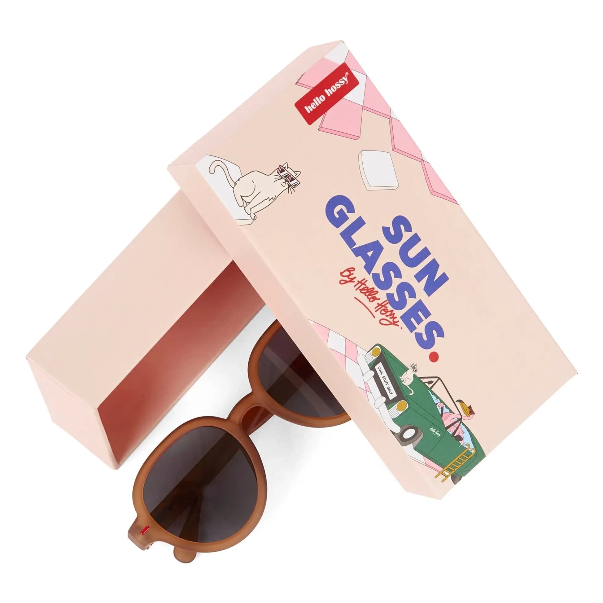 Hello Hossy - Gafas de sol Megy | Marrón