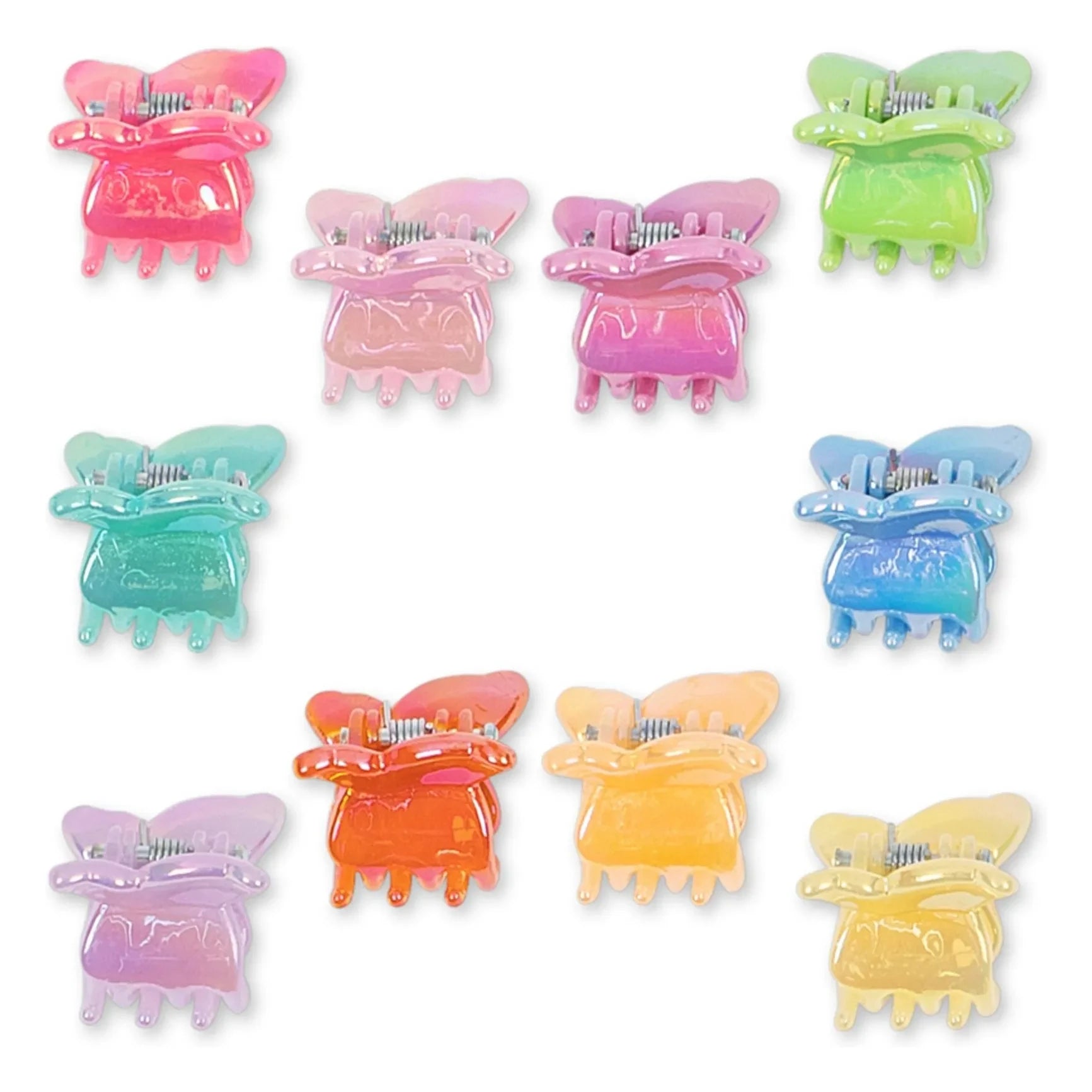 Konges Sløjd - Set de mini pinzas de mariposa de 10 unidades | Rosa
