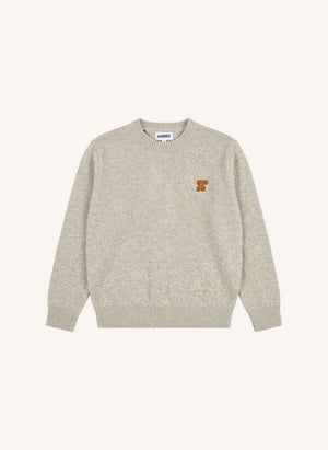 Hundred Pieces - Suéter de lana Merino Mika | Gris melange