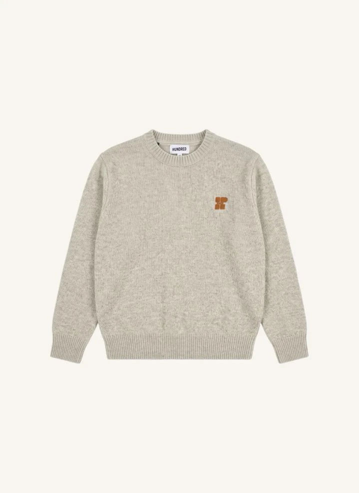 Hundred Pieces - Suéter de lana Merino Mika | Gris melange
