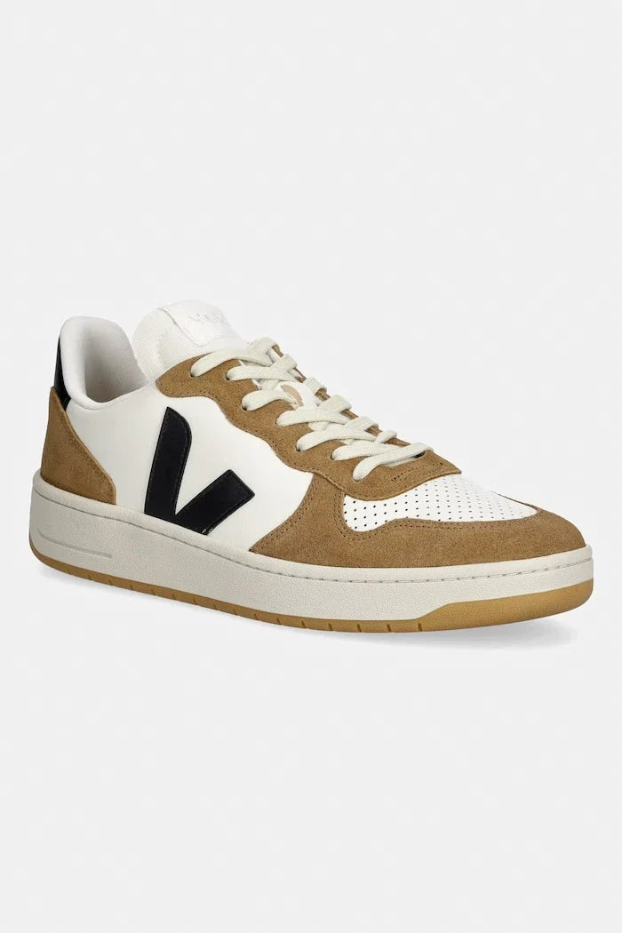 Zapatillas de deporte de cuero para hombre Veja V-10