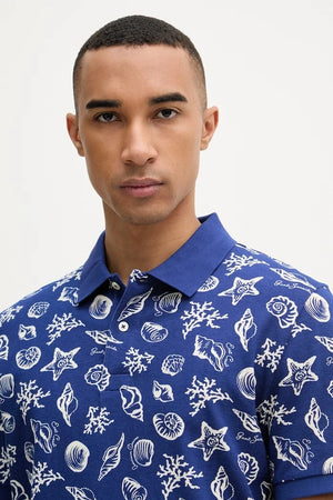 Camiseta de algodón para hombre con cuello de Gant