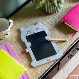 Legami - Kitty Portable LCD Drawing Board in Cardboard - Sihir Sketch Board