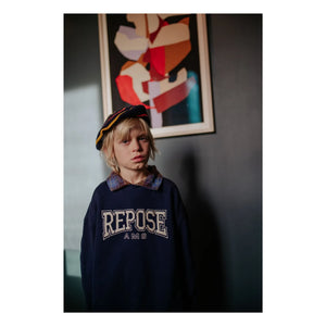 Repose AMS - Cozydrop Sudadera de algodón orgánico REPOSE AMS | Azul marino