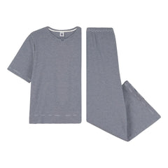 Petit Bateau - Conjunto de Pijama Milleraies - Colección Mujer | Azul marino