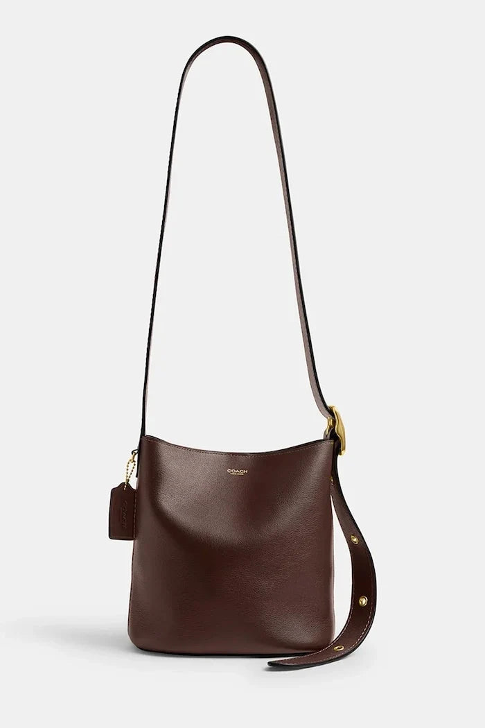 Bolso bandolera de piel Coach para mujer Bleecker Bucket Bag 21