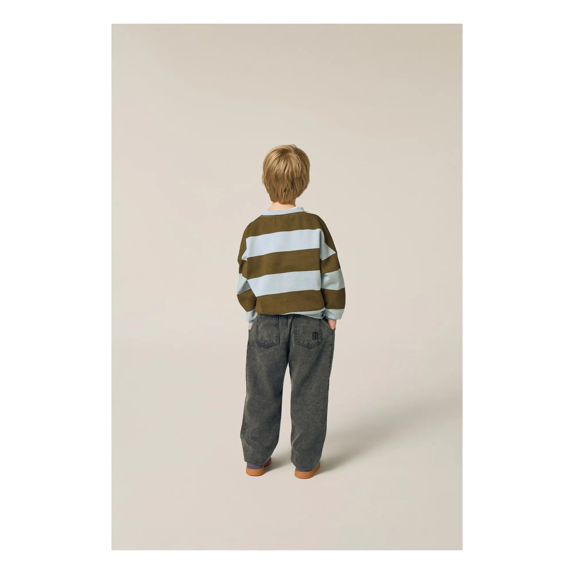 The Campamento - Çizgili sweatshirt | Haki