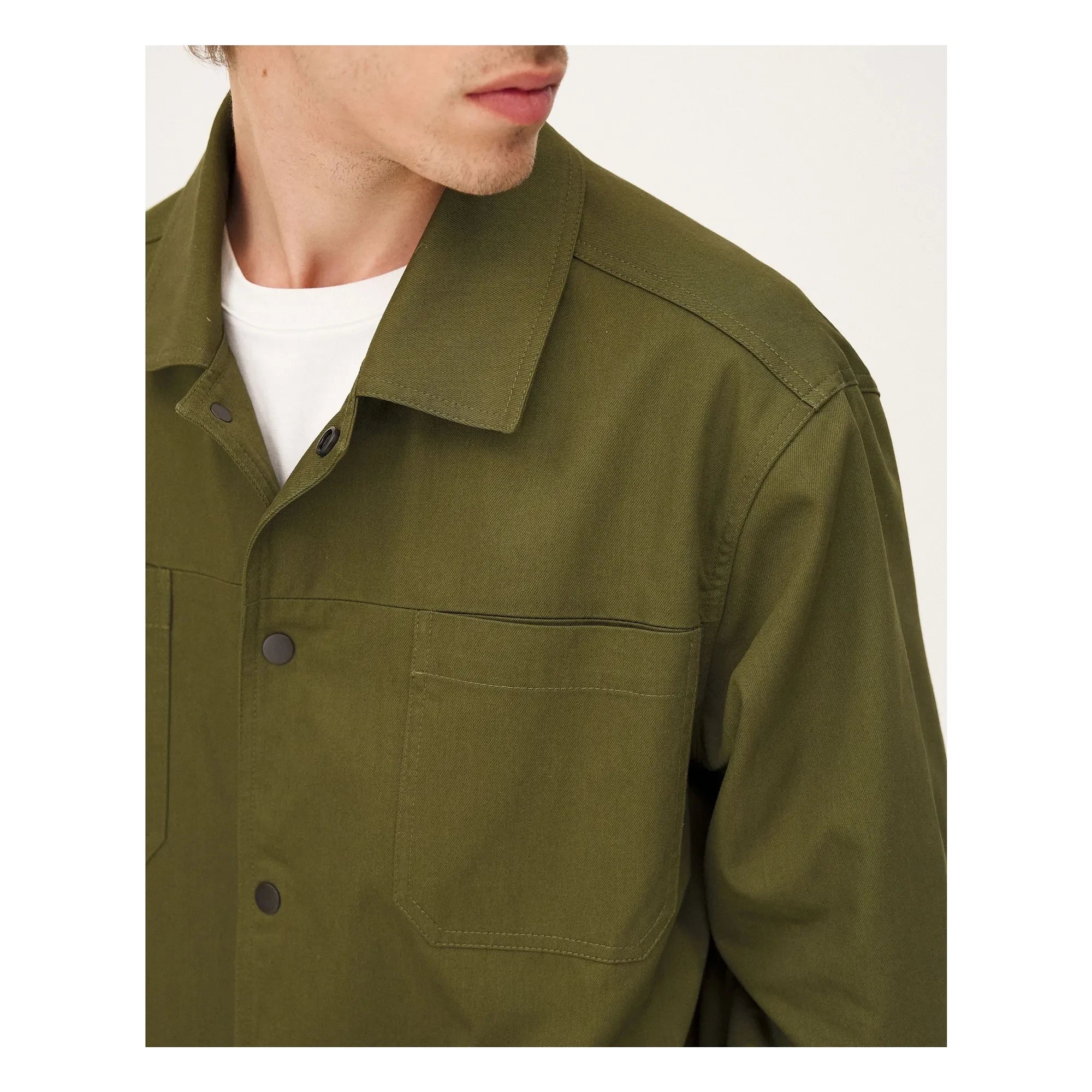 Noyoco - Chaqueta de Algodón Orgánico Vancouver | Verde Bosque