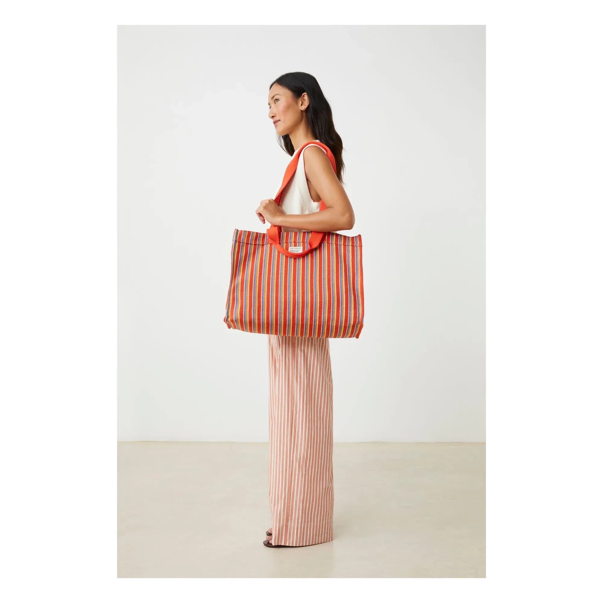 Moismont - Bolsa de la compra Roma N°46 Algodón | Coral