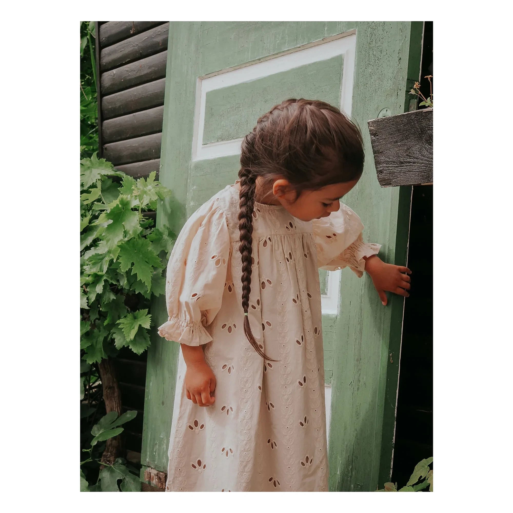 Fliink - Vestido de Cambray | Crudo