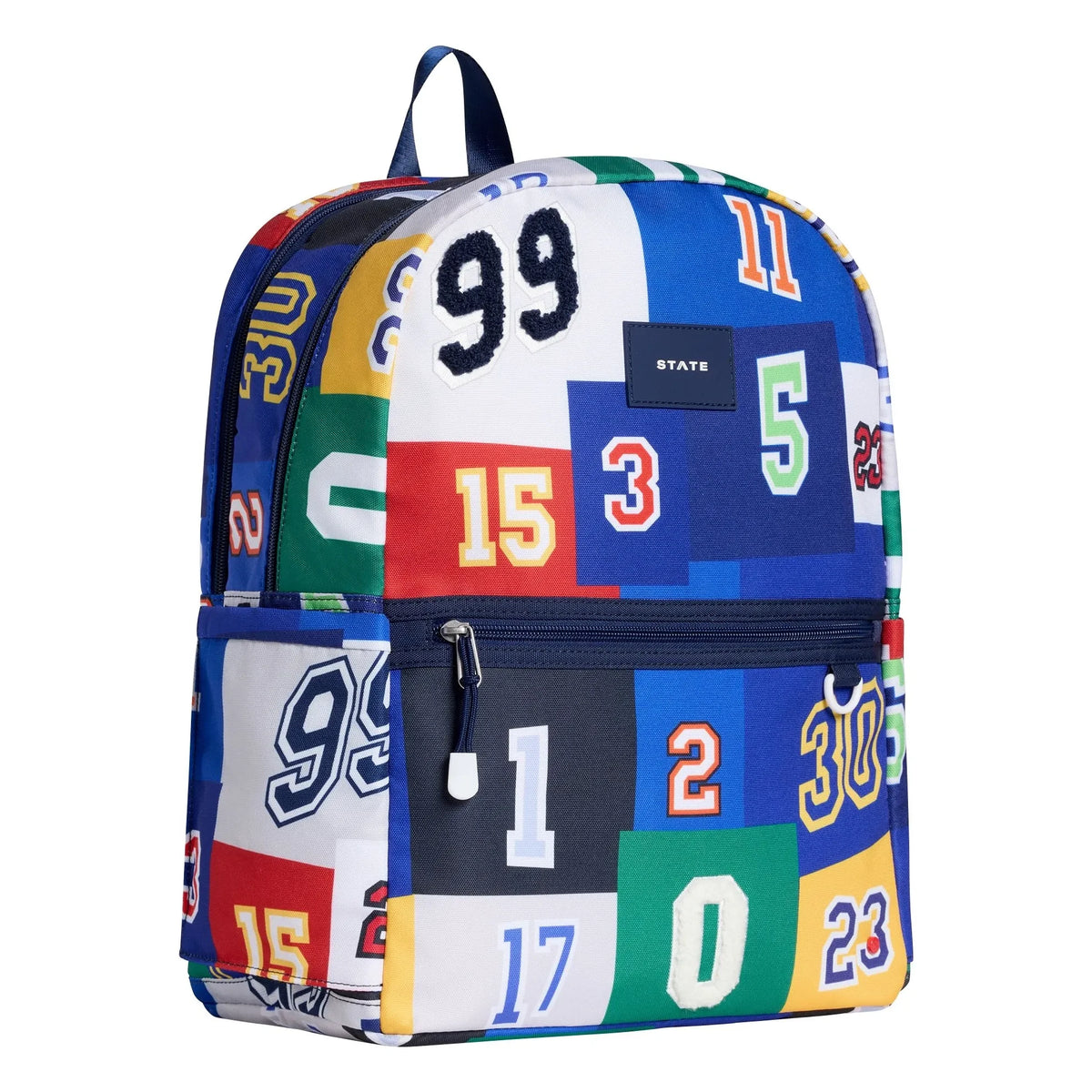 State Bags - Mochila con doble bolsillo Kane Nombres | Azul