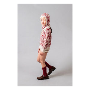 birinit - Duck Polo Yaka Kazak Merino Yün | Bordo