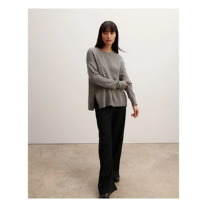 Bompard - Jersey de cachemir de cuello redondo | Gris