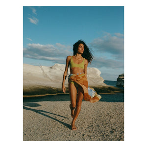 Soleil Soleil - Pareo cuadrado | Azul