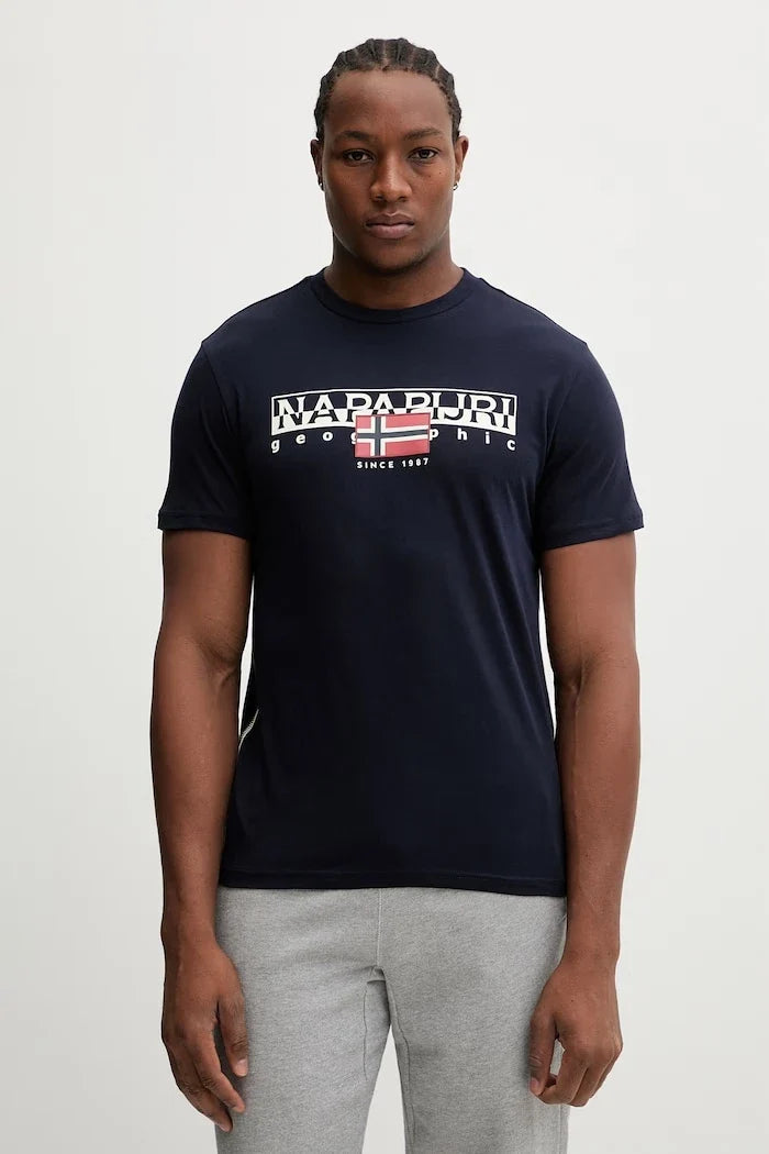 Camiseta de algodón Napapijri S-Aylmer