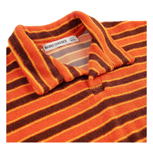 Bobo Choses - Polo de rizo a rayas | Naranja