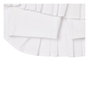 Lacoste - Falda plisada de fibra reciclada | Blanco