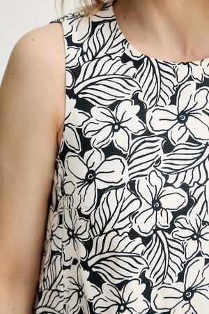 Vestido acampanado de algodón amarillo Weekend Max Mara