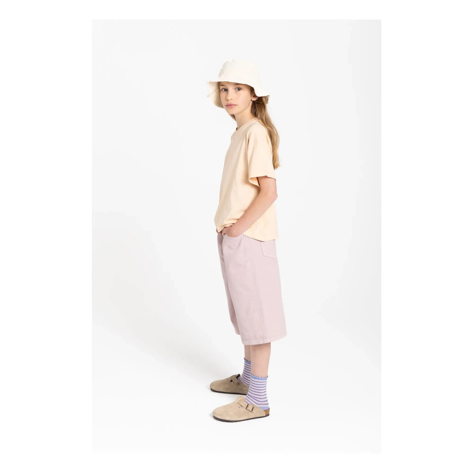 Smallable Kid - Calcetines de rayas Lolita | Lavanda