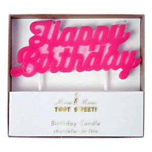 Meri Meri - Vela de feliz cumpleaños