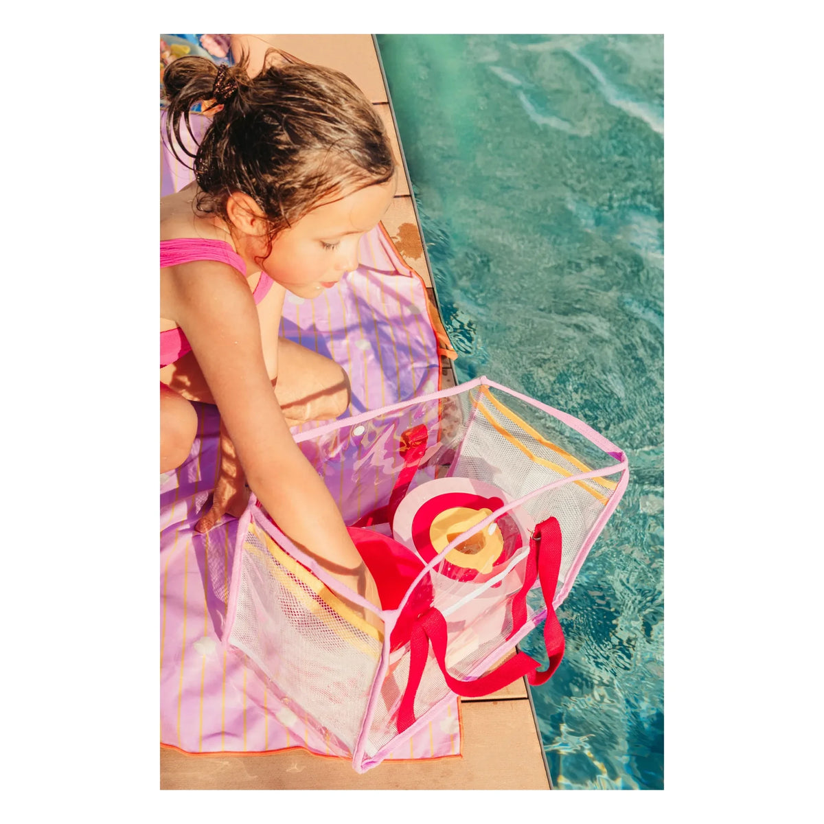 Quut - Juego de accesorios de playa | Rojo