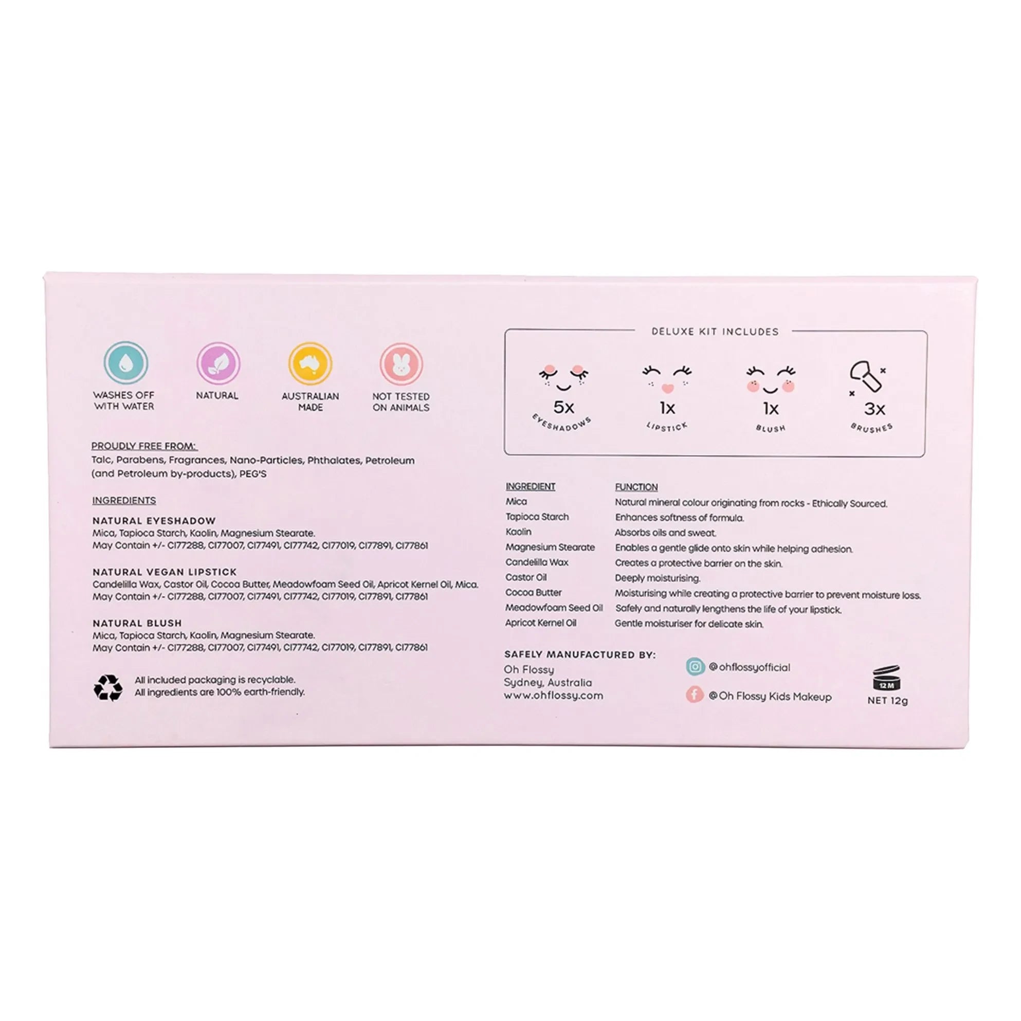 Oh Flossy - Set de maquillaje de lujo