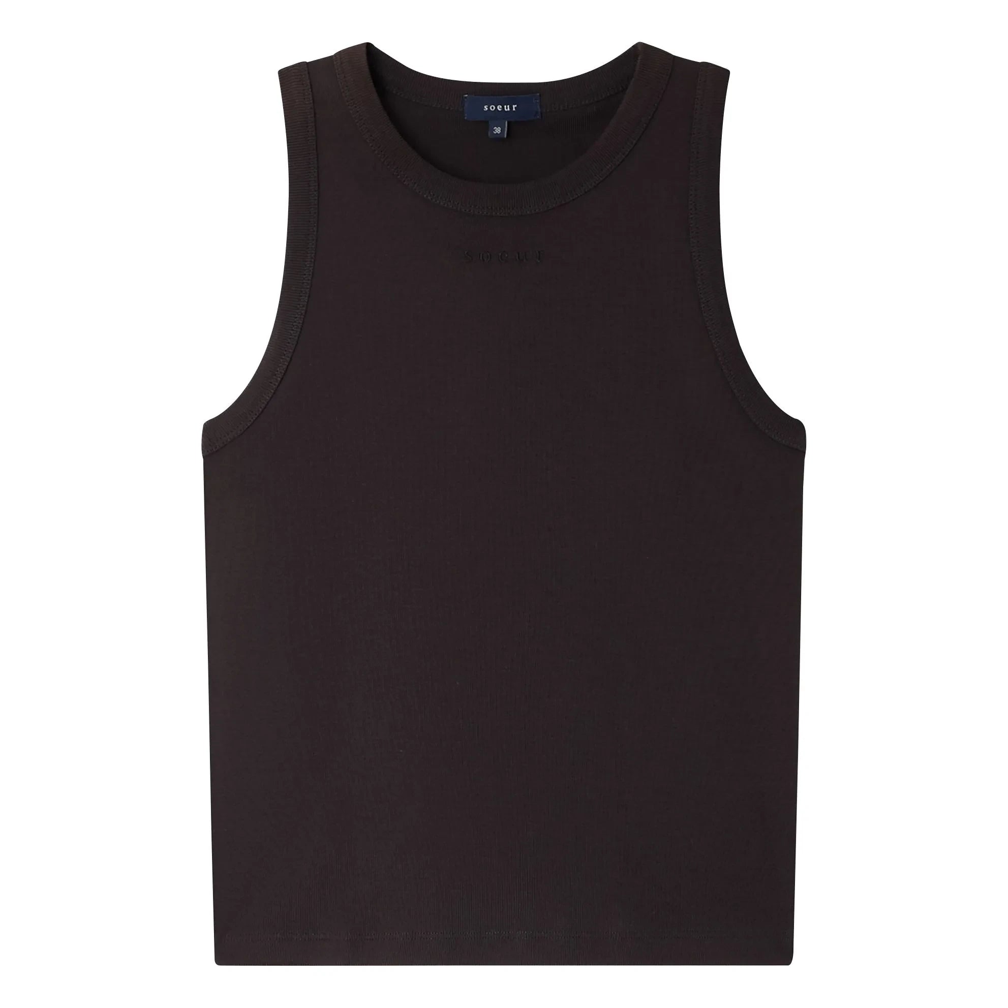 Soeur - Camiseta de tirantes de algodón orgánico Dolly | Carbono