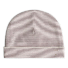 Gray Label - Gorro de algodón orgánico a rayas | Malva